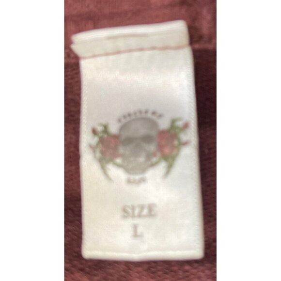 CIRCLE OF LIFE Womens Large Hoodie Jacket Mermaid Sequins Colorful Soft Cotton - Picture 6 of 6